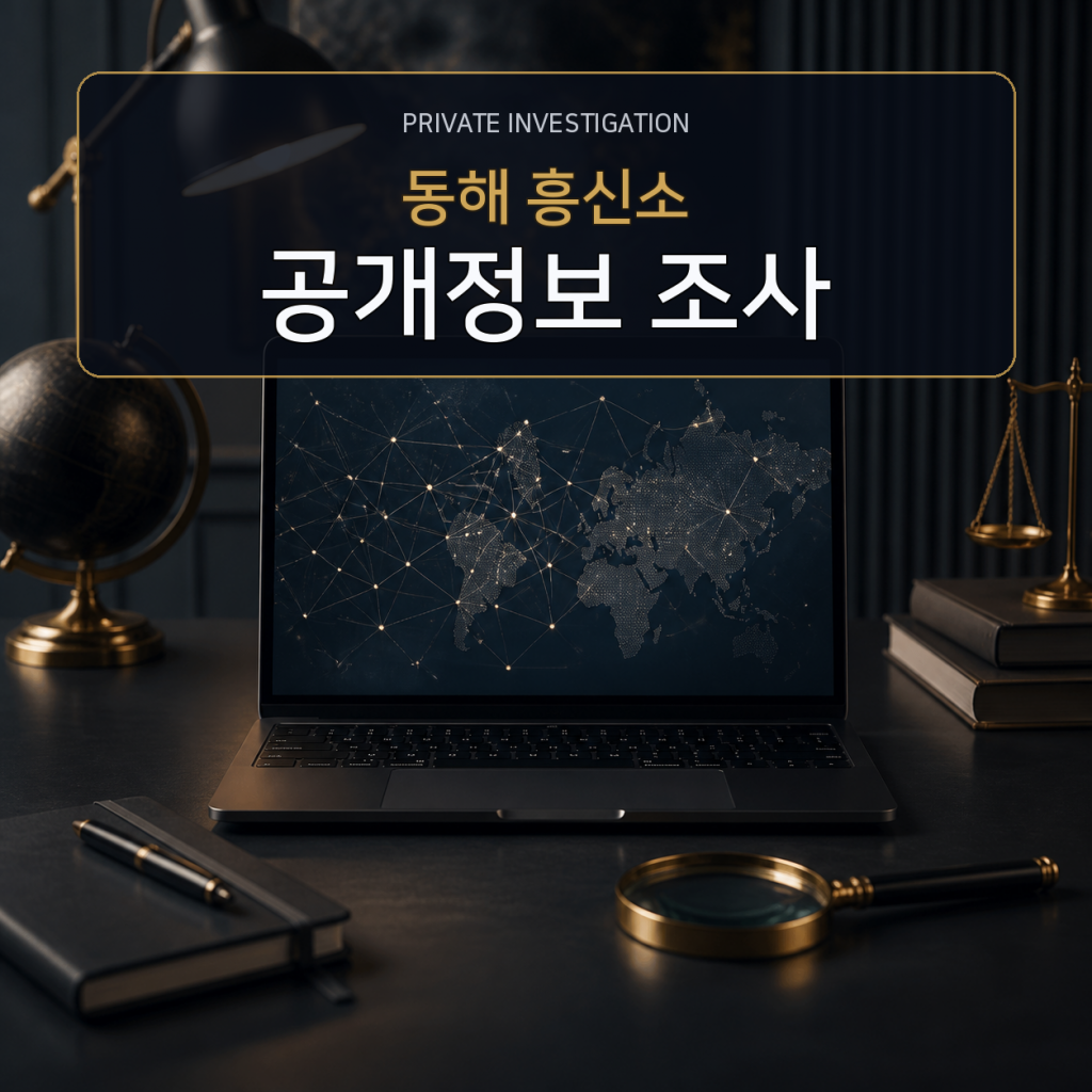 동해 디지털 공개정보 조사 전문 흥신소