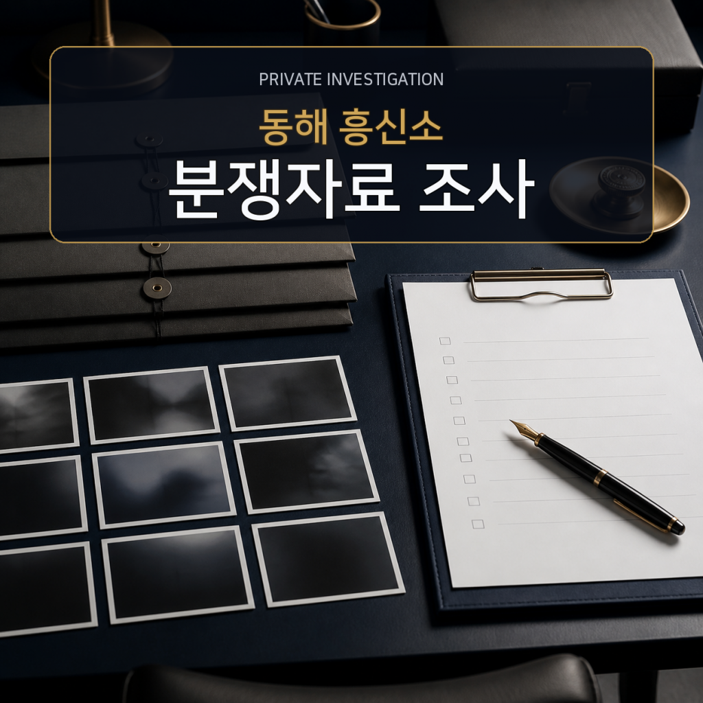 동해 분쟁자료 조사 전문 흥신소